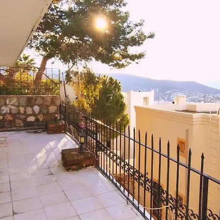 Amazing View, 1-Bedroom, Parking, Wifi, Quiet, Terrace, 4 People Flat Bodrum